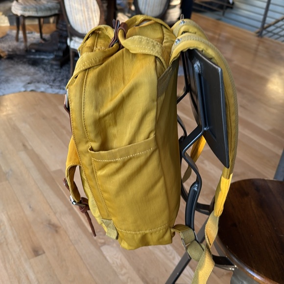 Himawari Nylon Yellow Laptop Bagckpack - Picture 3 of 13